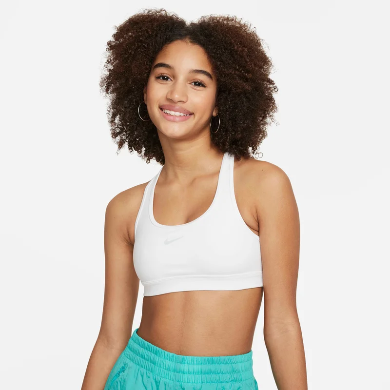 Nike Kids' Swoosh Medium-Support Sports Bra