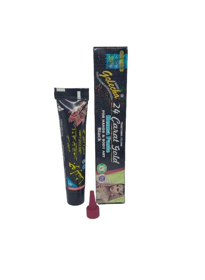 henna paste for hands & body art black
