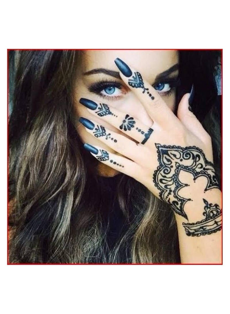 Golecha henna paste for hands & body art black - Image 4