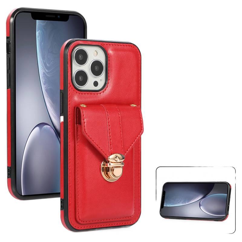 غطاء واقي بTPU لـ iPhone 16 / 16 Plus / 16 Pro / 16 Pro Max مع حامل بطاقات وحامل قائم مع مقاوم للخدش باللون ذهبي وردي بوظيفة حامل من مادة TPU للاستخدام المتكرر للاستخدام اليومي - Image 3