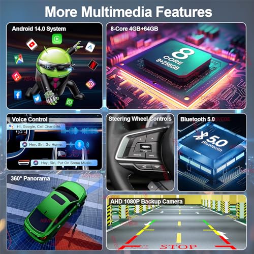ASVEGE 12.1 inch Car Radio for Nissan Navara Pathfinder R51 2008-2012 Android GPS Navigation IPS Touch Screen Support Wireless Carplay & Android Auto WiFi DSP 4G Multimedia Player Head Unit - Image 4