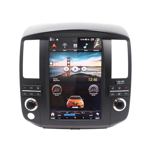 ASVEGE 12.1 inch Car Radio for Nissan Navara Pathfinder R51 2008-2012 Android GPS Navigation IPS Touch Screen Support Wireless Carplay & Android Auto WiFi DSP 4G Multimedia Player Head Unit - Image 1