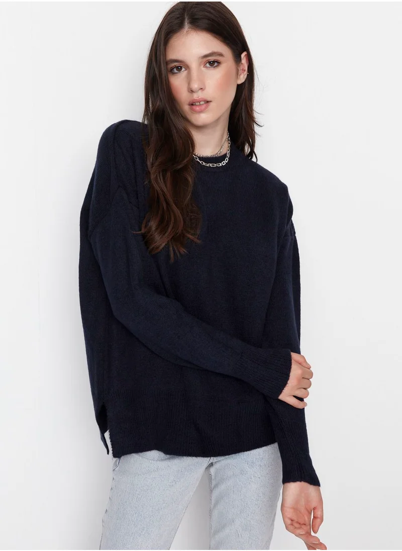 trendyol Crew Neck Knitted Sweater