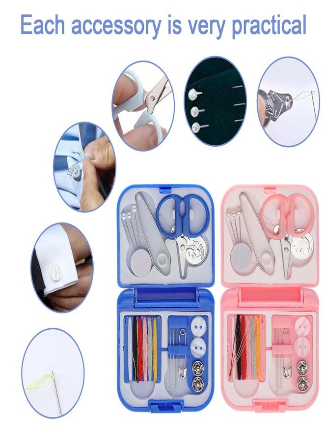 ADULLPONY Travel Sewing Kit with 2 Mini Kits, Small Portable Emergency Scissors, Beginners, DIY Needle, Threader, Women, Moms, Travelers, Adults and Beginners - Image 3