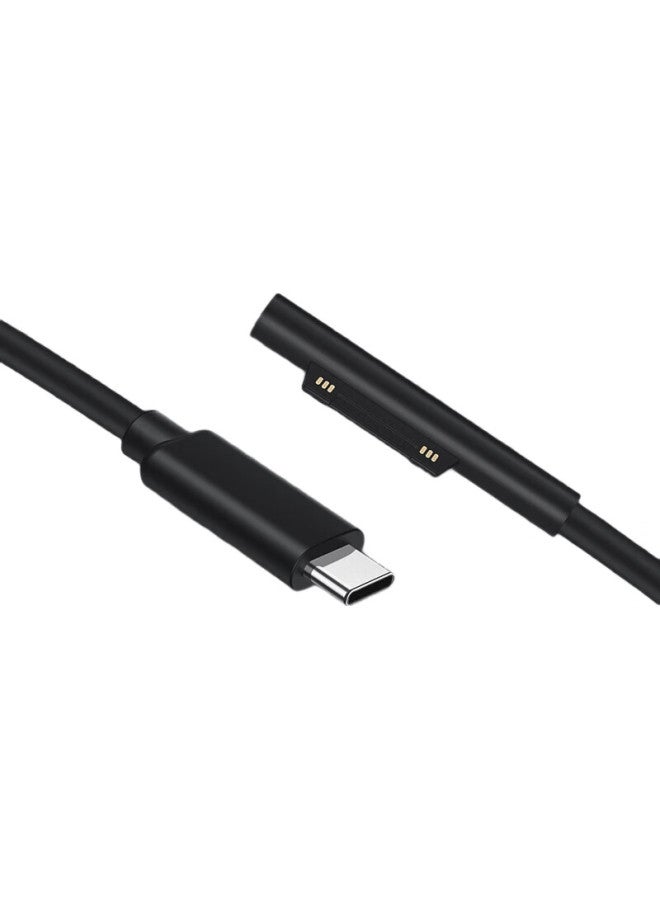 Mryc Mireisi Microsoft Surface Charger Cable Compatible With Laptops/Books/Pro7/6/5/4Go Tablets And Laptops, Pd Power Adapter, Type-C To Magnetic Fast Charging Cable - Image 1