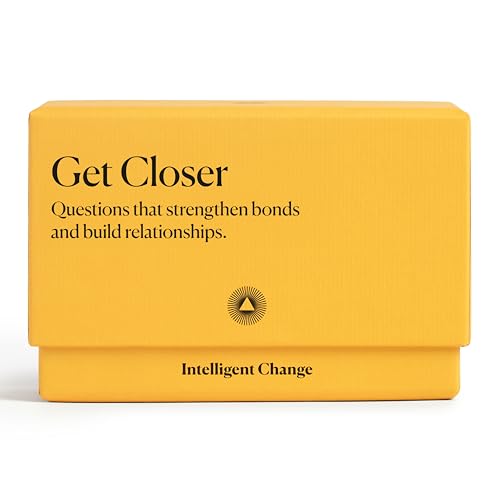Intelligent Change Get Closer Social Bonding Card Game Conversation Starters with Fun Questions  Activities Talking Games for Adults Icebreaker Game with 100 Question Cards - Image 1