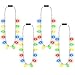 Traplace 4 PCS Christmas Party Favors 3 Modes Light Up Christmas Necklace with 12 Glow Bulbs LED Christmas Light Necklace Colorful Xmas Bulb Necklaces Decor for Ugly Sweater New Year Family Party Supplies - Image 2