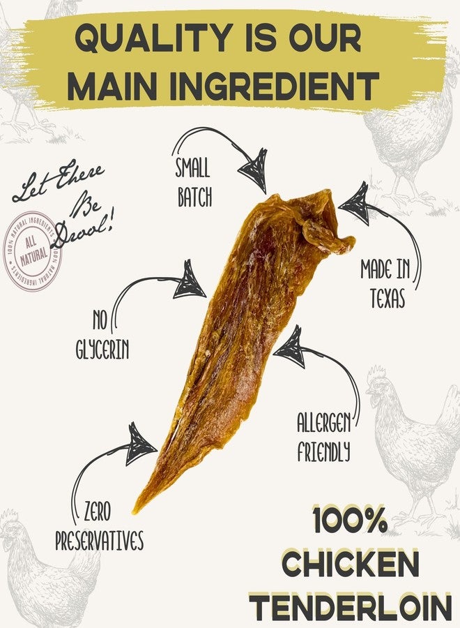 JACK'S PREMIUM Chicken Jerky Dog Treats- 100% Chicken - Single Ingredient - Made in The USA - Human Grade Dehydrated Chicken Breast (12 oz) - Image 3