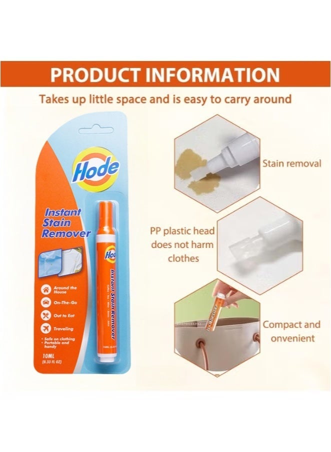 Hode 2 PCS Instant Spot Cleaner Decontamination Penï¼Stain Remover for Clothes, Multipurpose Bleach Pen, Portable & Travel-Friendly, Works on Food & Drink Stains - Image 5