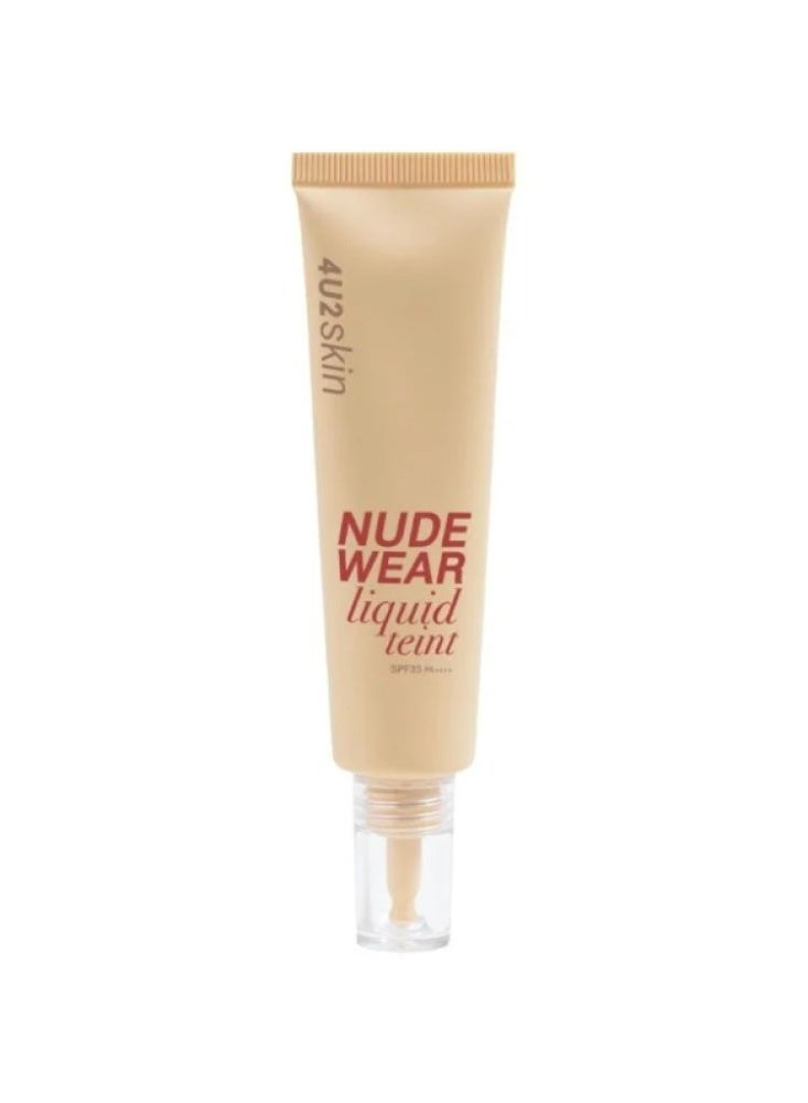 Skin NUDE WEAR Liquid Teint Foundation SPF 35, Shade 03 TRUE WEAR