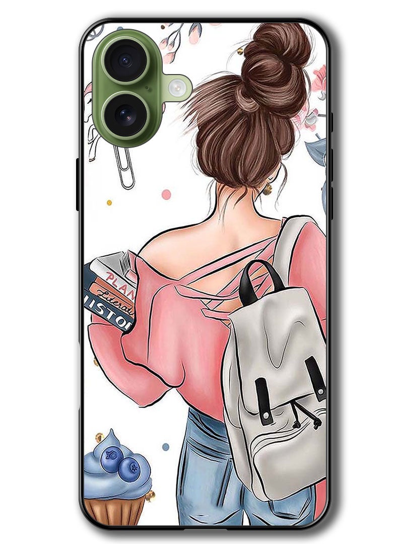 Theodor حافظة متوافقة مع آبل آيفون 17 مقاس 6.3 بوصة حماية مضادة للصدمات غلاف بامبر لطيفة المدرسة - Image 1