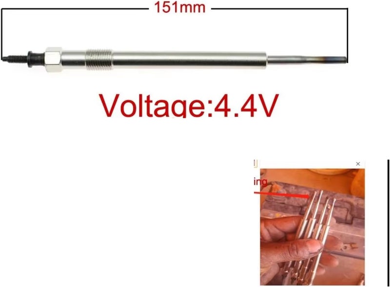 diesel heater glow plug Compatible With For Transit For Tourneo For Custom For Ranger 2.2 TDCI 1717631 U202-18-601 BK3Q6M090AB Auto Engine Glow Plugs(8pcs) - Image 4