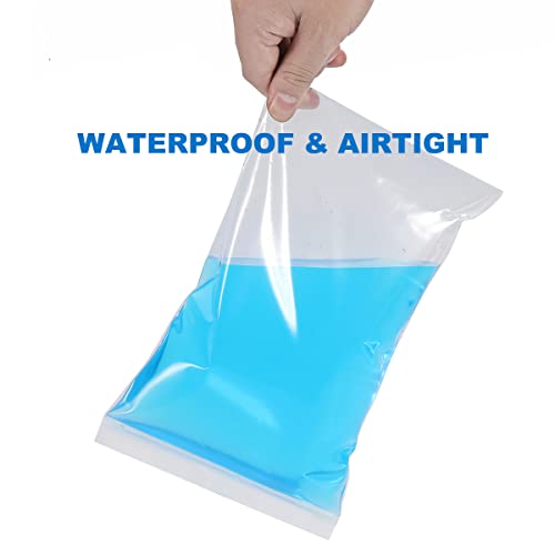Somoga 200 PCS 1" x 1" Thick 4 Mil Small Clear Zip Poly Bags Plastic Reclosable Zip Seal Lock Bags Heavy-Duty Necklace Ring Coin Beads Jewelry Pill Zipper Bag - Image 5