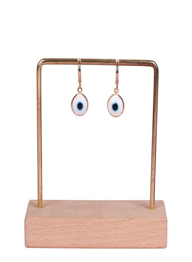 SALTY Anti Tarnish Evil Eye Charm Drop Earrings Set for Women | Stylish Fashion Jewellery | Accessories for Girls | Minimal Jewelry | Ideal for Gifting | Marriage, Birthday | Gift for Valentine Day - Image 1