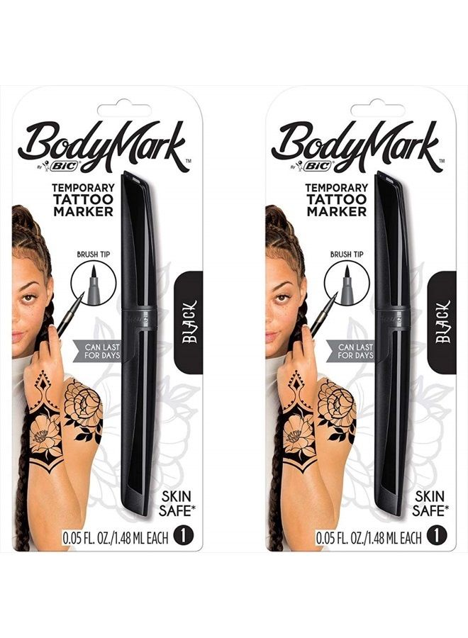 Bic BodyMark Temporary Tattoo Markers (2 Pack)