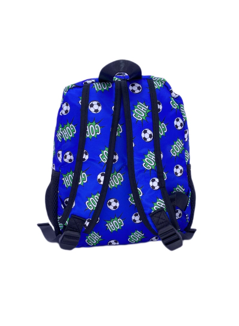 i-kola Printed School backpack with premium Lightweight Animation Football backpacks with favorite personalized trending bookbags school bags For Boys(12Inches) - Image 3