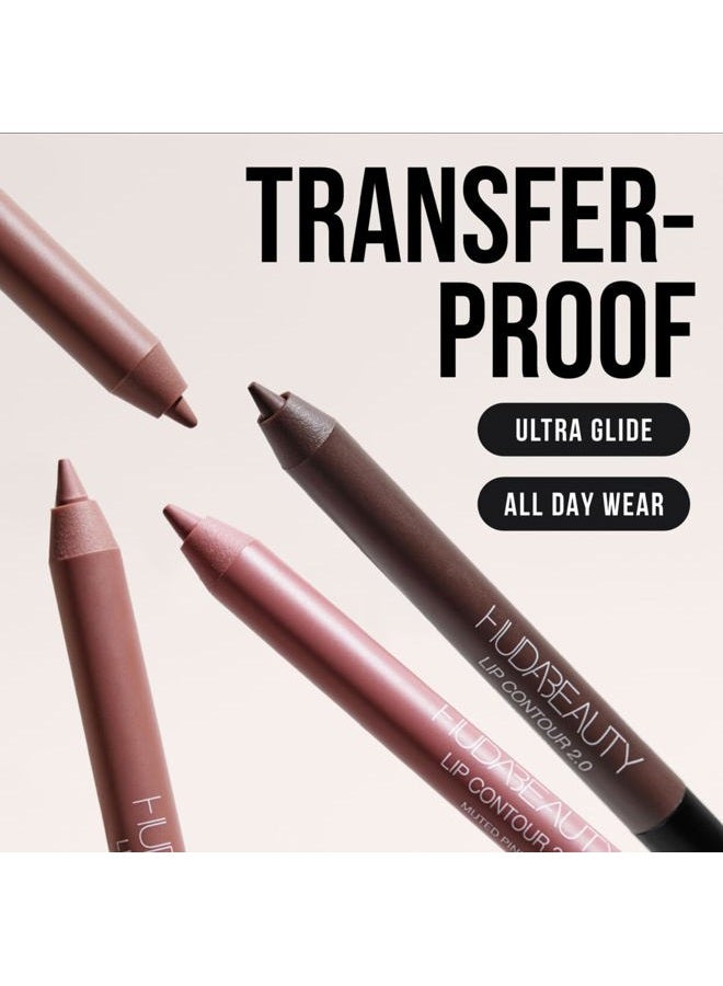Huda ثنائي تحديد الشفاه بلون الوردي الجميل، 2 × 0.3 جرام - Image 2