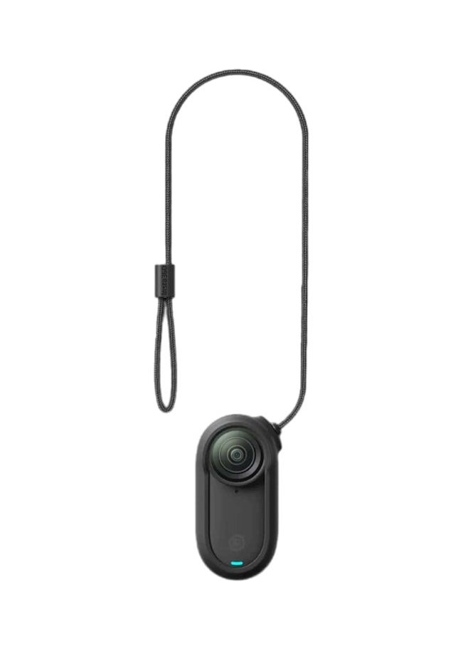 Insta360 - GO 3S Mount Magnetic Pendant Safety Cord - Black - Image 1