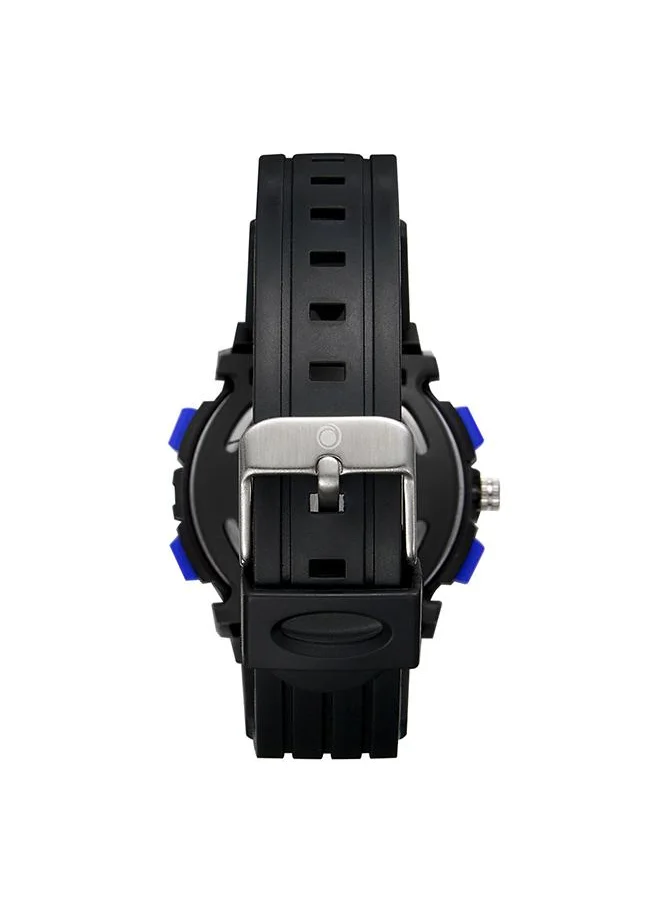 أسترو Astro A23806-PPBL Kids Analog-Digital Display Watch & PU Strap Black With Blue Buttons