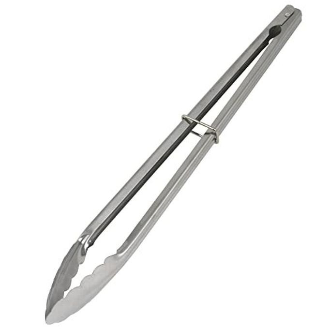 Chef Craft Classic Clam Shell Tongs, 16 inch, Stainless Steel