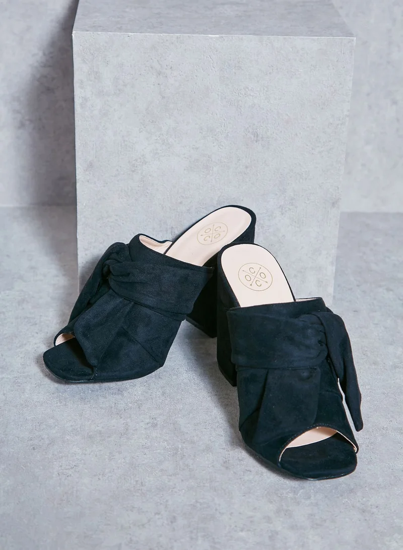 Coco Knot Front Mule