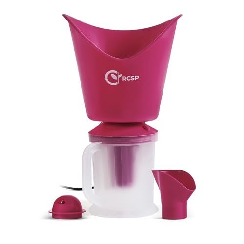 DPCP 3-in-1 Vaporizer | Steam Inhaler | Ideal for Cold, Cough & Sinus Relief | Portable and Easy to Use | Suitable for Kids & Adults | Pink | Facial Steamer - Image 1
