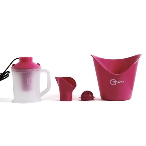 DPCP 3-in-1 Vaporizer | Steam Inhaler | Ideal for Cold, Cough & Sinus Relief | Portable and Easy to Use | Suitable for Kids & Adults | Pink | Facial Steamer - Image 2