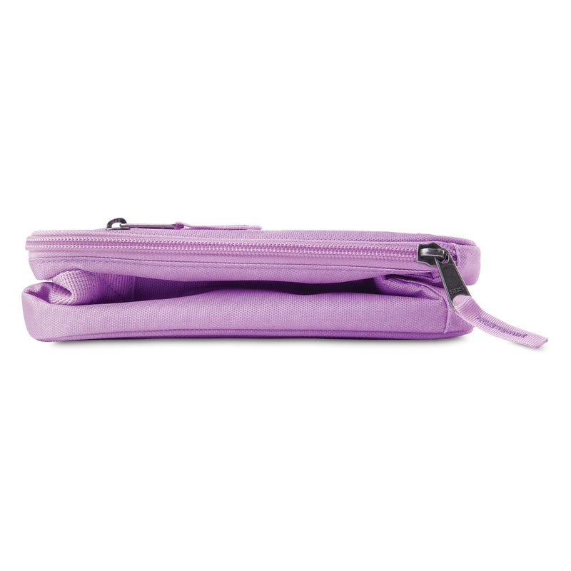 PackIt(R) Freezable Classic Lunch Box, Lavender, Built with EcoFreeze(R) Technology, Fully Freezable, Collapsible, Reusable, With Zip Front Pocket and Buckle Handle, Designed for Fresh Lunch On the Go - Image 4