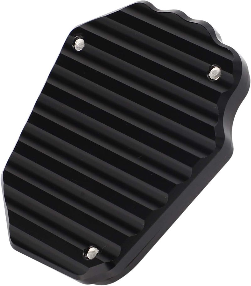 Motorcycle Side Stand Extender - Black Alloy Extension Plate for BMW K1600GT K1600GTL 2017-2019, Enhanced Stability Support for Heavy-Duty Bike Parking - Image 3