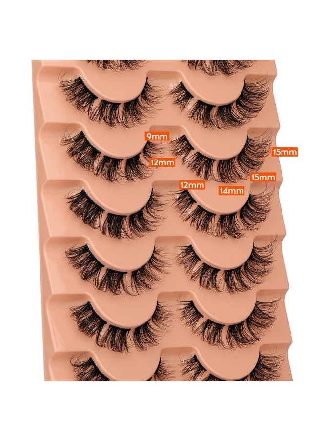 Eefofnn - Natural Cluster Lashes D Curl Eyelash Extensions Wispy Individual Lashes Strips False Eyelashes Diy Lash Extensions Multipack By Eefofnn - Image 1