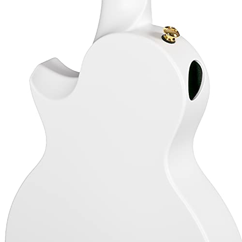 Enya Tenor Ukulele 26 Inch Carbon Fiber Cutaway Travel Ukelele for Adult with Beginner Bundle Kit Including Case, Strap, Capo and Strings（Nova U Pro White） - Image 4