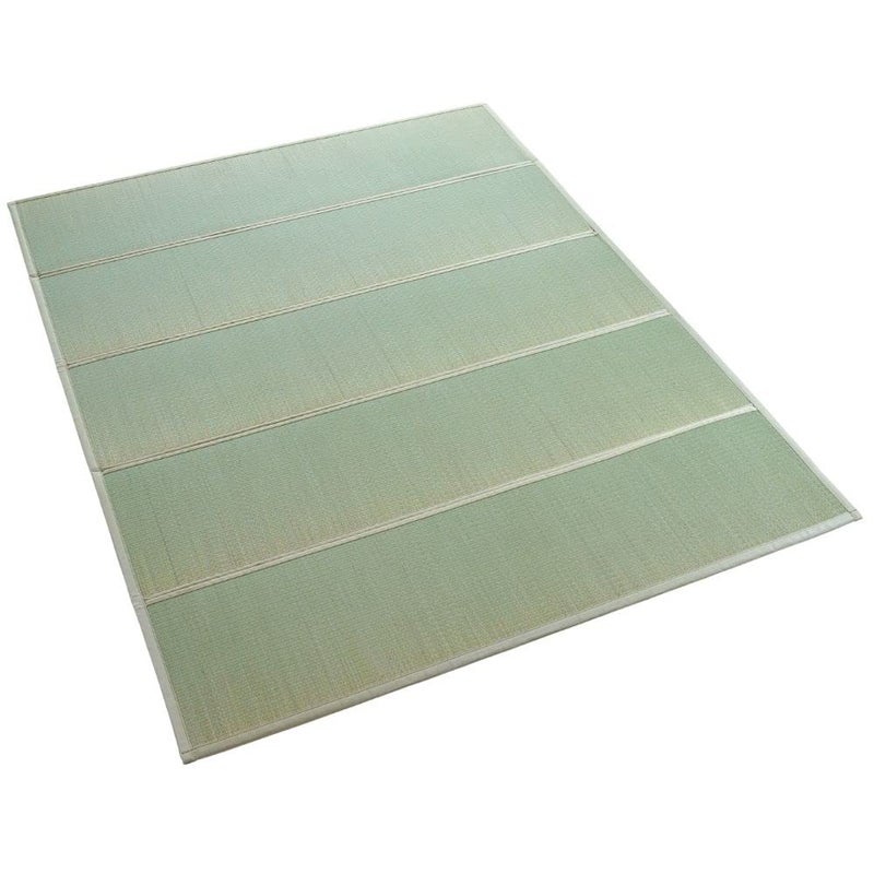 BJdesign BJDesign Japanese Tatami Mat Igusa Mattress Foldable Rush Grass Floor Sleeping Japanese Futon Mattress Meditation Yoga Zen Queen XL 