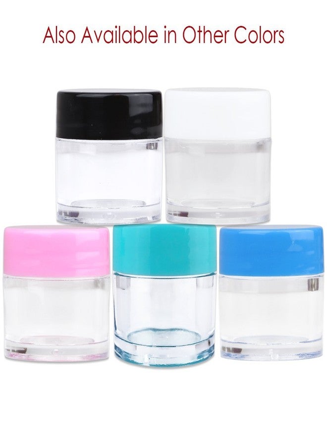Beauticom High-Graded Quality 7 Grams/7 ML (Quantity: 24 Packs) Thick Wall Clear Plastic LEAK-PROOF Jars Container with PINK Lids for Cosmetic, Lip Balm, Lip Gloss, Creams, Lotions, Liquids - Image 3