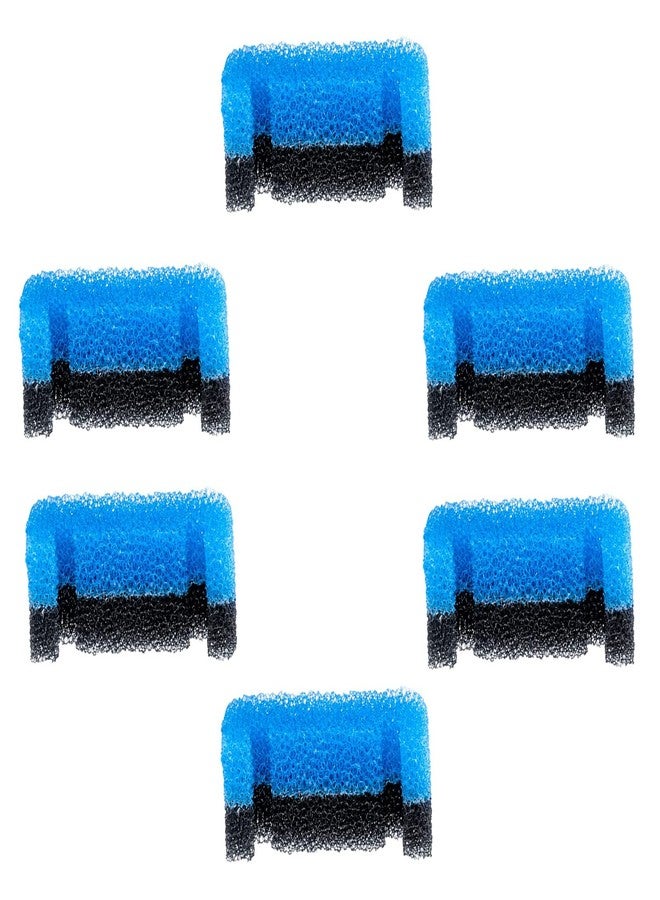 Qzbhct Cat Fountain Filter Replacement, Upgraded Sponger Foam Filter for Round and Cubic Stainless Steel Top Fountain, for Crystal and Fantasy (Pack of 6) - Image 1