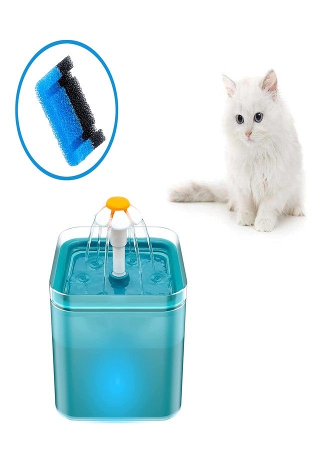 Qzbhct Cat Fountain Filter Replacement, Upgraded Sponger Foam Filter for Round and Cubic Stainless Steel Top Fountain, for Crystal and Fantasy (Pack of 6) - Image 4