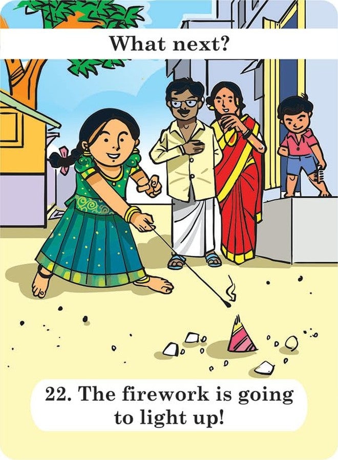 Brainy Bug Resources 120 Flashcards with App-Enabled Audio| Action Words - Past, Present, Future Tense | Audio in Hindi, English, Tamil, Kannada, Telugu, Punjabi | Speak English | Special Needs Kids - Image 3