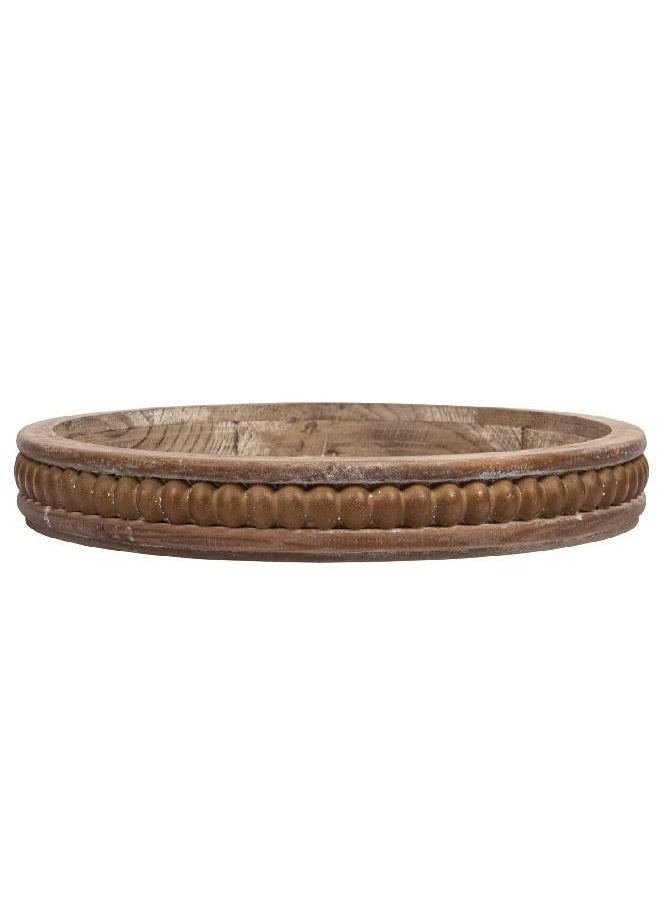 Creative Co-op Creative Co-Op Decorative Wood Tray, Single, Natural  - Image 1