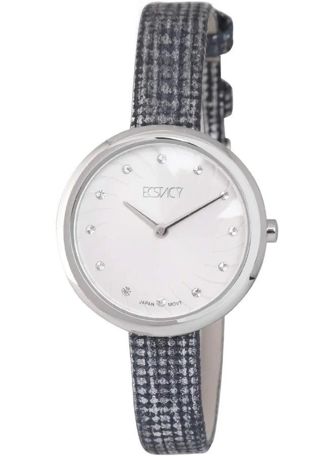 ECSTACY ECSTACY Women's Analog Silver Dial Watch - E8510-SLNS