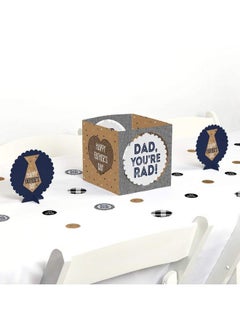 Big Dot of Happiness My Dad Is Rad Father Day Centerpiece And Table Decoration Kit  - Image 2