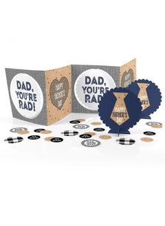 Big Dot of Happiness My Dad Is Rad Father Day Centerpiece And Table Decoration Kit  - Image 3
