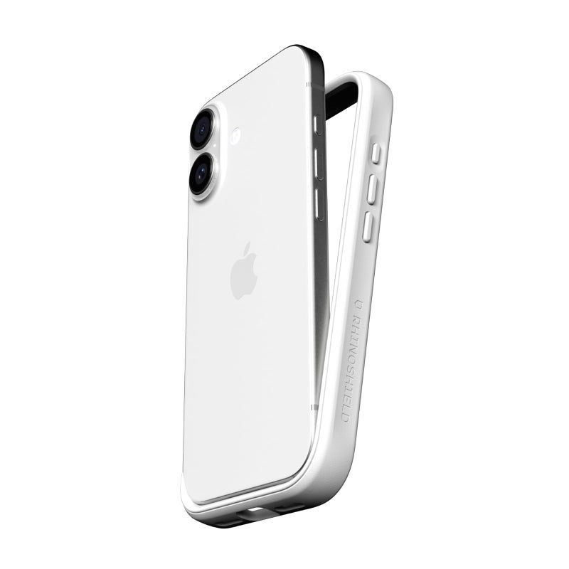 RHINOSHIELD جراب هاتف RhinoShield متوافق مع iPhone 17 مود NX واقي مطاطي بدون لوحة خلفية تصميم نحيف مقاوم للصدمات مع حماية من السقوط بمعايير عسكرية أبيض - Image 2