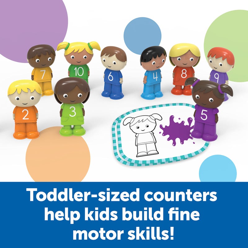 Learning Resources Skill Builders! Toddler 1-10 Counting Kids - 20 Pieces, Ages 2+ Toddler Learning Activities, Educational Activities for Toddlers, Preschool Must Haves - Image 2