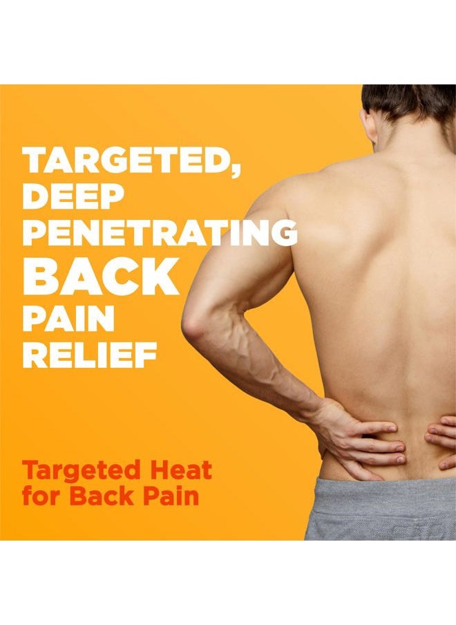 ThermaCare Advanced Back & Hip Therapy Adhesive HeatWraps, Disposable Heat Therapy Patches, Heat Pads for Instant Muscle & Herniated Disc Pain Relief, L/XL, 5 Count  - Image 5