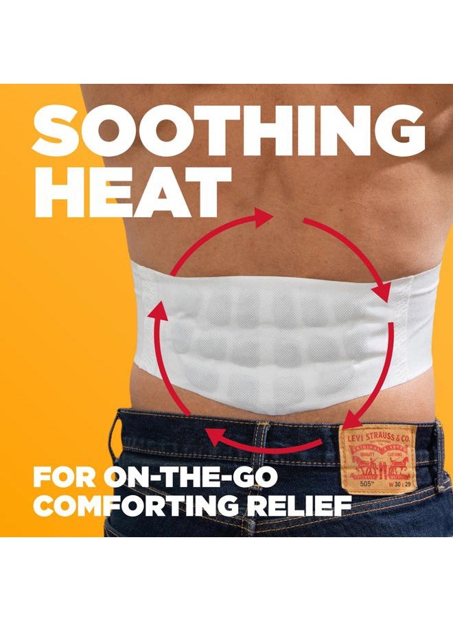 ThermaCare Advanced Back & Hip Therapy Adhesive HeatWraps, Disposable Heat Therapy Patches, Heat Pads for Instant Muscle & Herniated Disc Pain Relief, L/XL, 5 Count  - Image 2