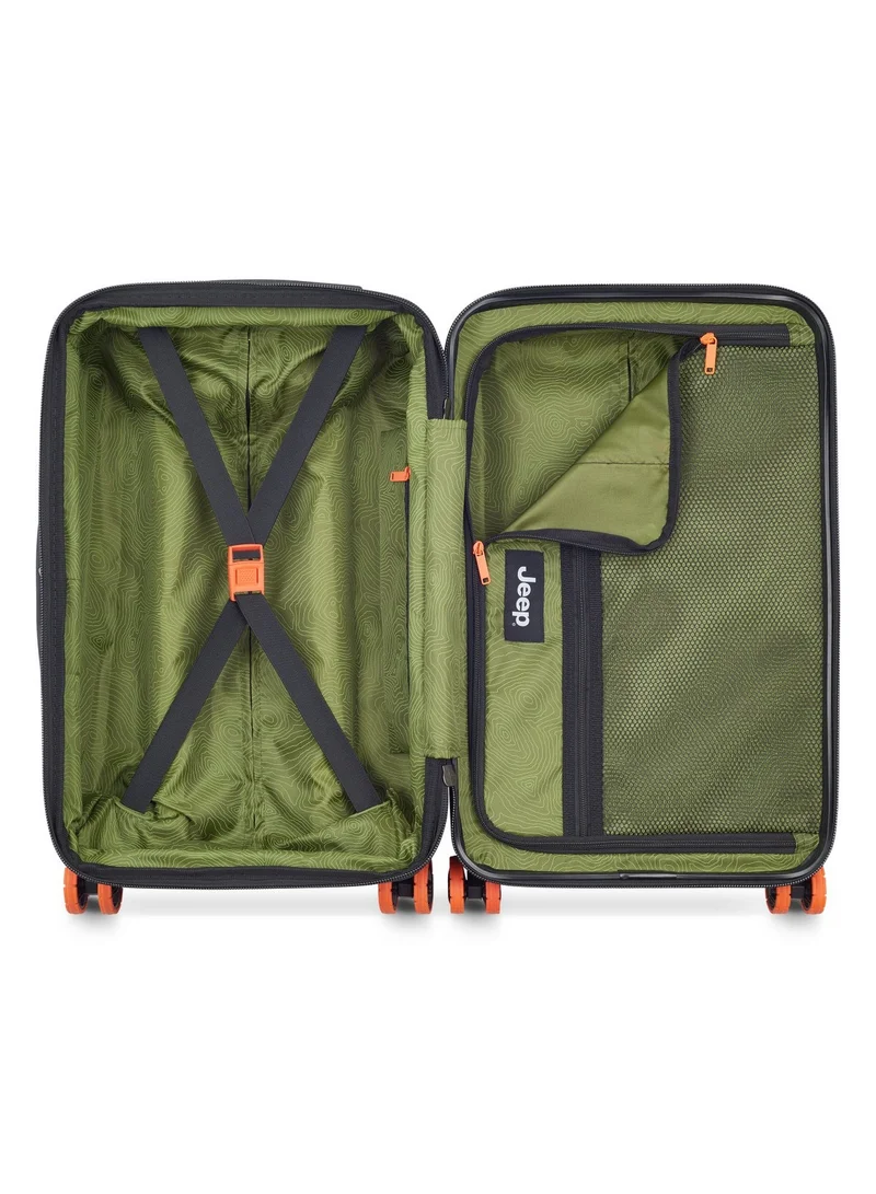 Jeep  Jh002B 55 cm Hardcase 4 Double Wheel  Expandable Cabin Lugggae  Trolley Warm Sand  | Best Price UAE