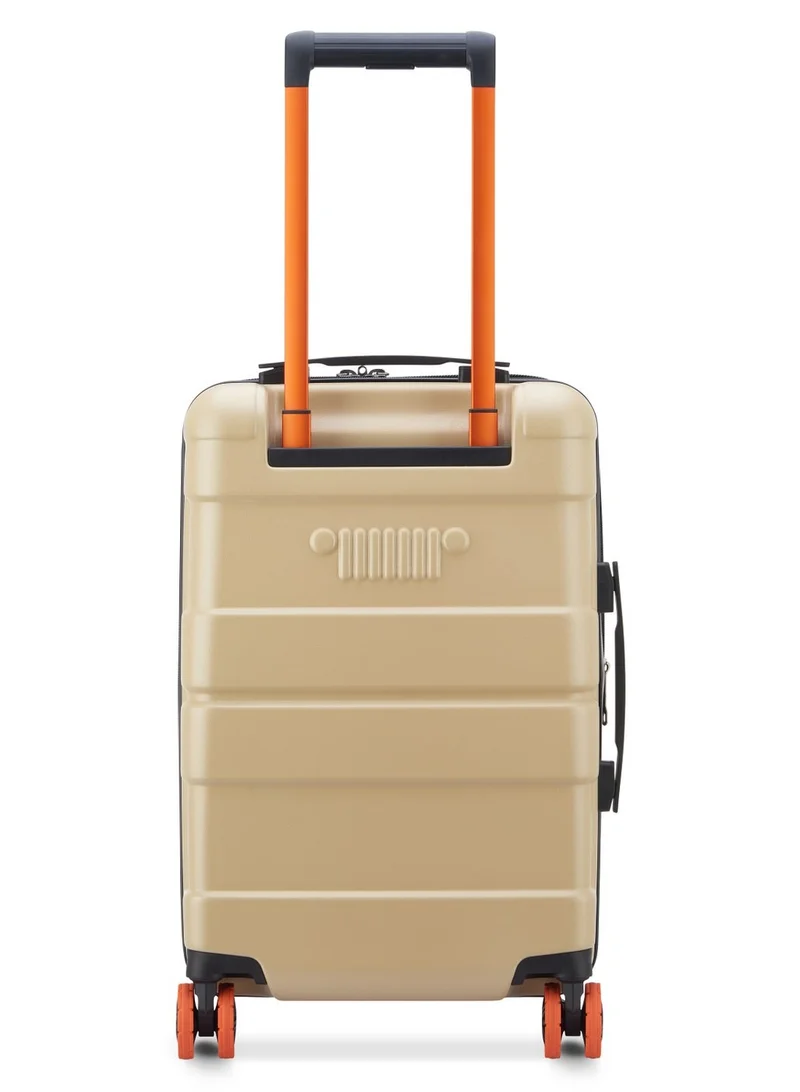 Jeep  Jh002B 55 cm Hardcase 4 Double Wheel  Expandable Cabin Lugggae  Trolley Warm Sand  | Best Price UAE