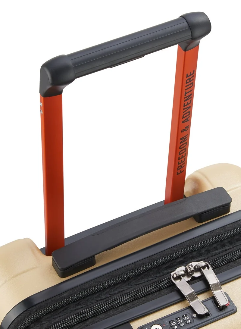 Jeep  Jh002B 55 cm Hardcase 4 Double Wheel  Expandable Cabin Lugggae  Trolley Warm Sand  | Best Price UAE