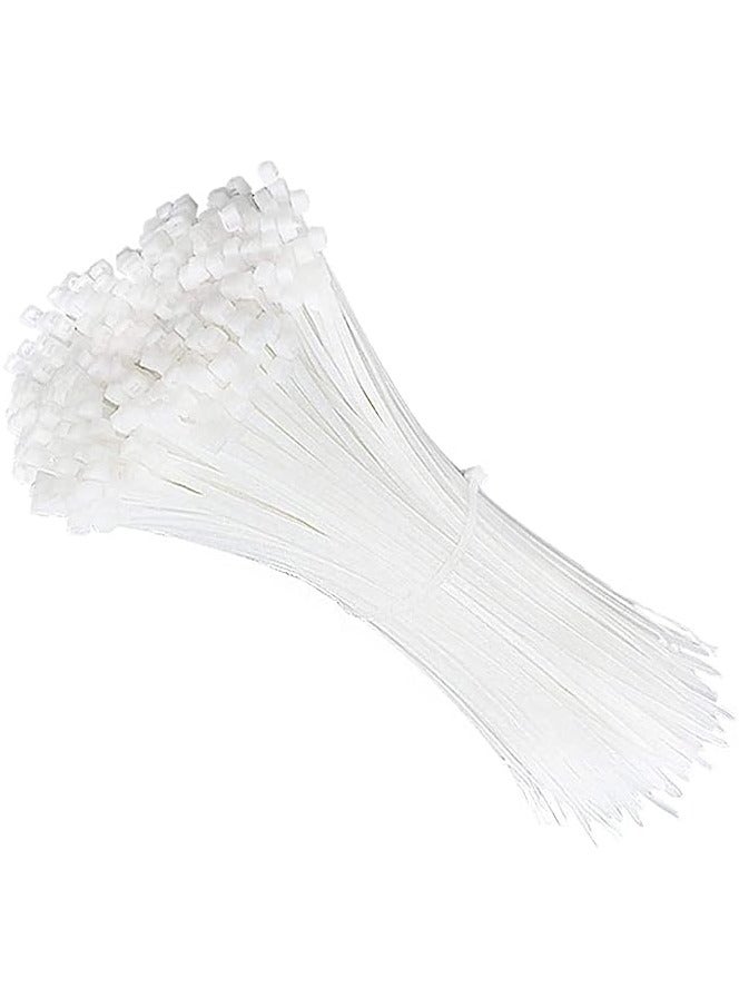 دكورفي DKURVE® Zip Cable Ties 1000 قطعة من أربطة الكابلات القوية المصنوعة من النايلون، حامل روابط ذاتية القفل قابلة لإعادة الاستخدام للداخل والخارج (6 بوصات) - Image 1