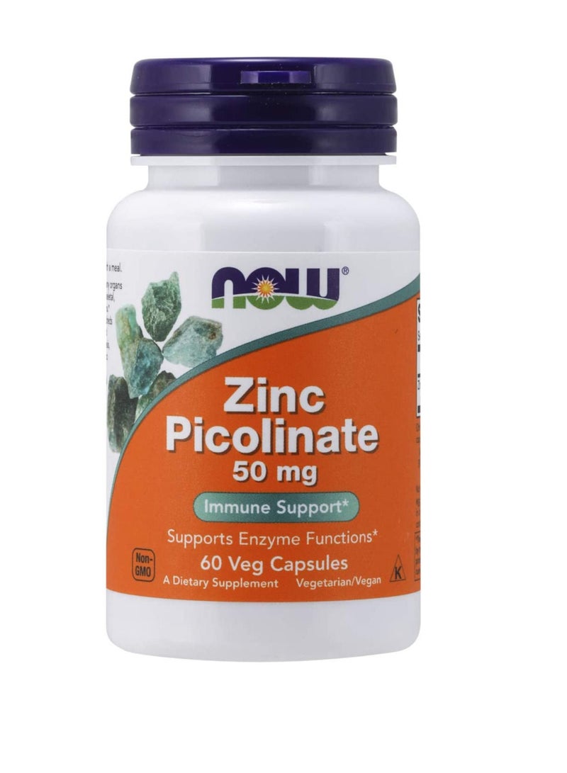 ناو زنك بيكولينات 50 مجم - 60 كبسولة