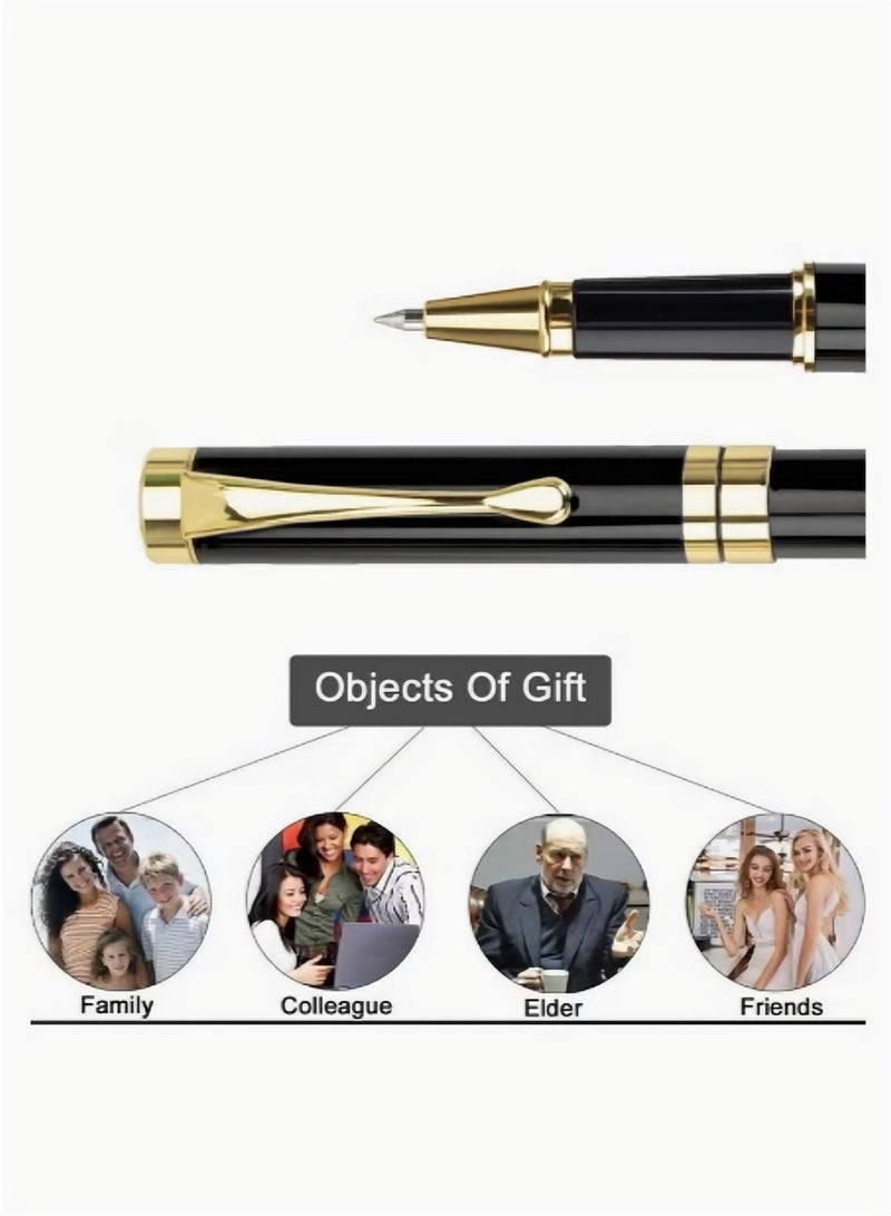 PARKER Expert Ballpoint Pen Black with Chrome Trim Luxury Line 0.5mm Tip Come 2 Pieces Ink Refill Nice BallPens Classy Gift Box for Student Executive Office - Image 4